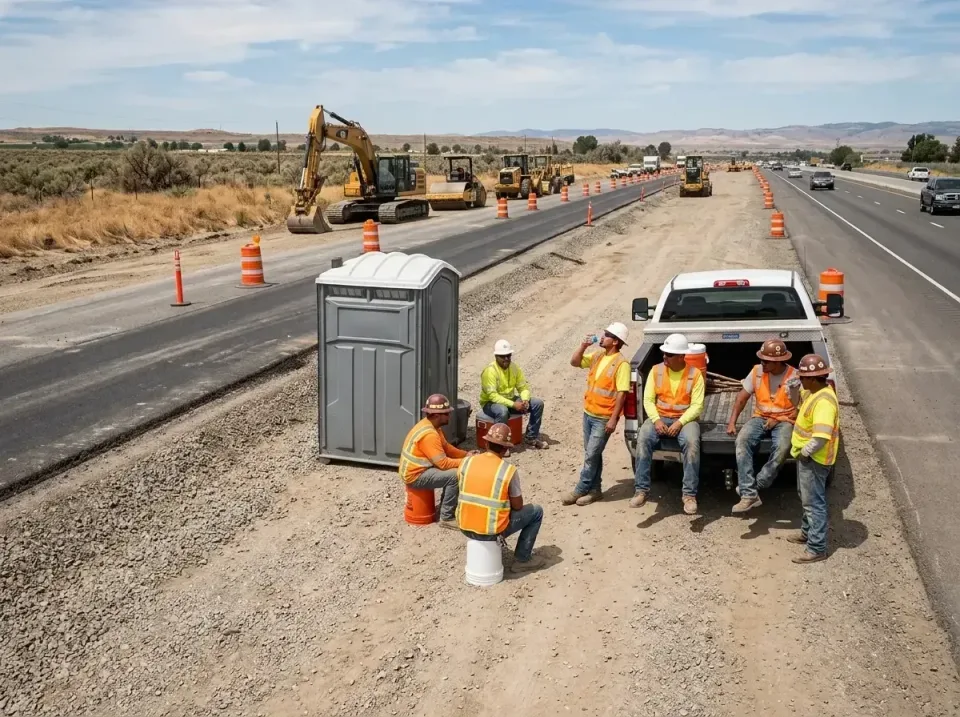highway-road-construction-crew-007 — frequently asked questions, Porta Potty and Restroom Rentals in Monticello, IA